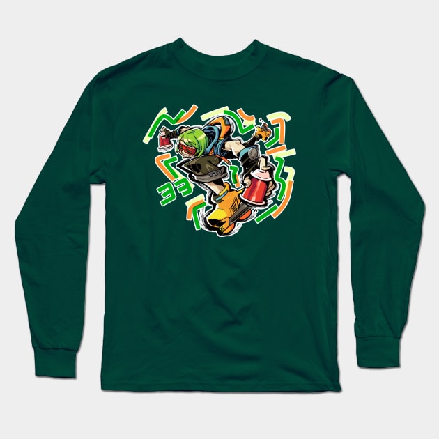 Jet Set Radio : Yoyo Long Sleeve T-Shirt by Rafchu